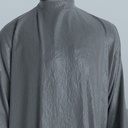 Peignoir Froissé Irisé Gris — détail du tissu