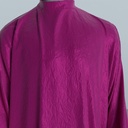 Peignoir Froissé Irisé Fuchsia — détail du tissu