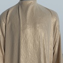 Peignoir Froissé Irisé Champagne — détail du tissu