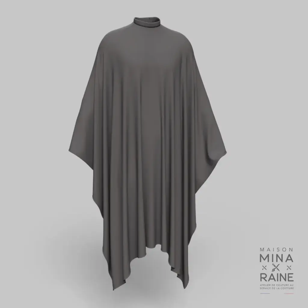 [C103STV] Cape unie Grise (Standard, Velcro®)