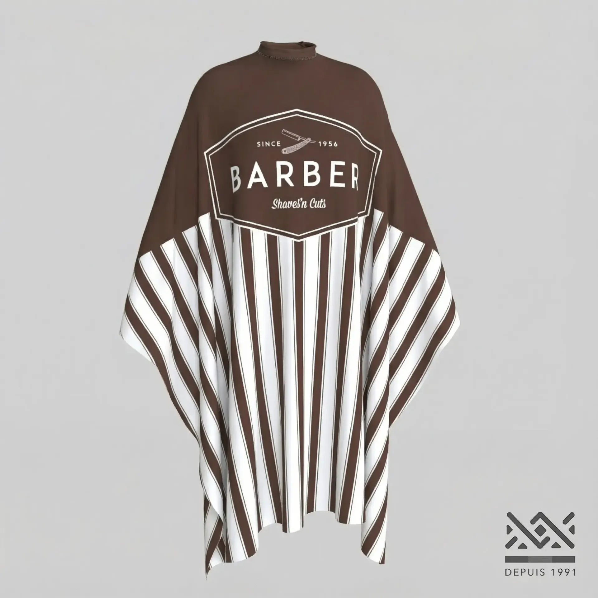 [C517STV] Cape Barber Vintage Chocolat (Velcro®)