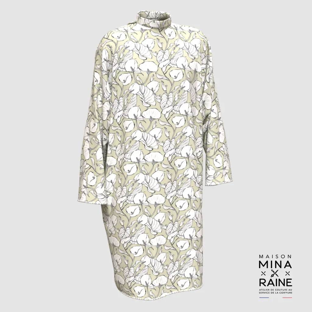 [P596STV] Peignoir Calystegia (Velcro®)