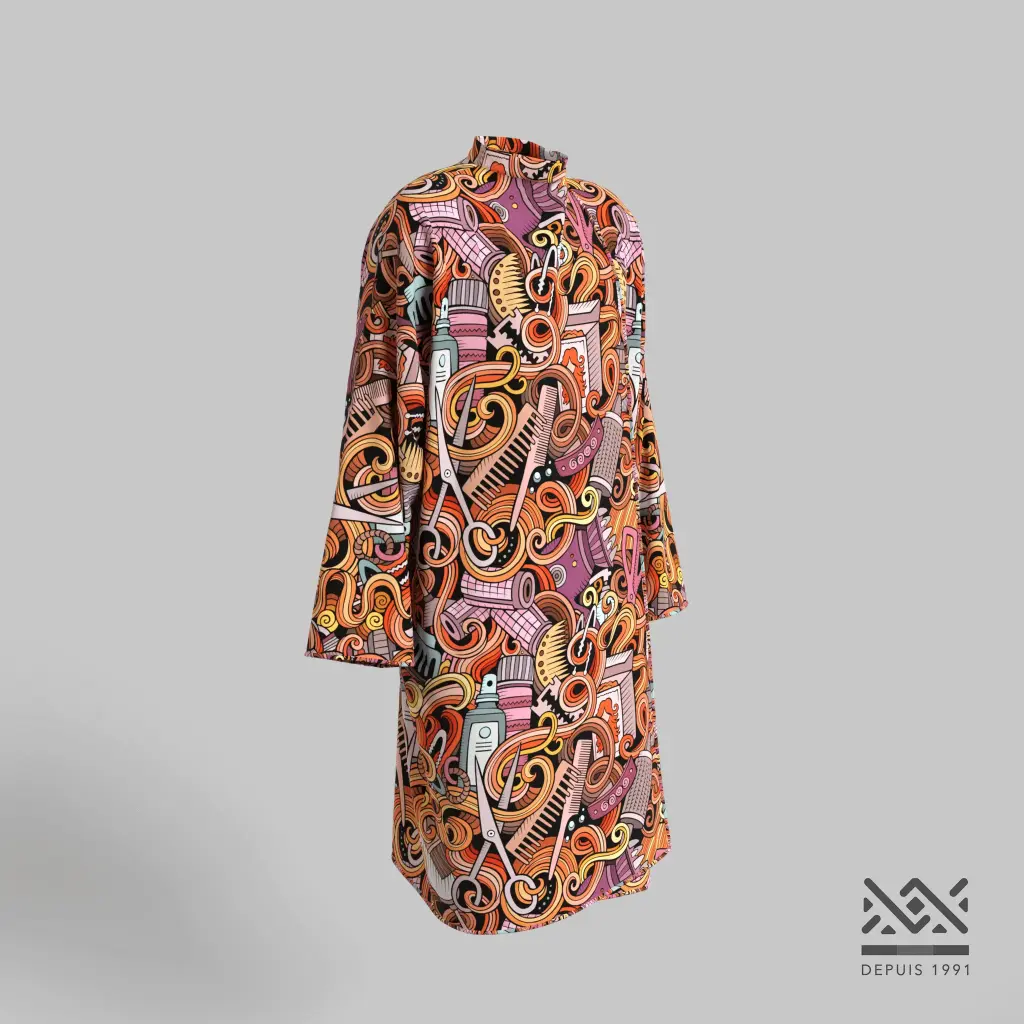 [P559STV] Peignoir Graffiti (Velcro®)