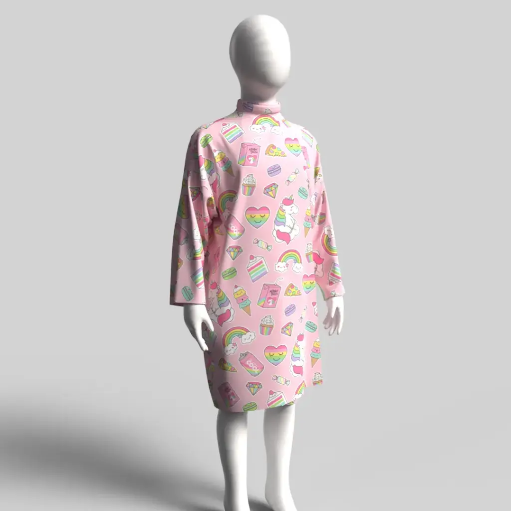 [P538ENV] Peignoir Rainbow (Enfant, Velcro®)