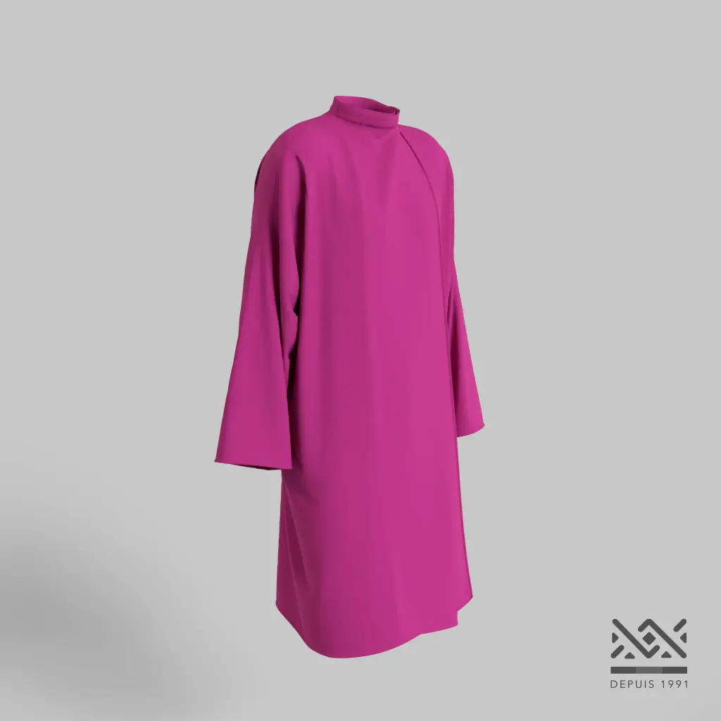 Peignoir uni Fuchsia