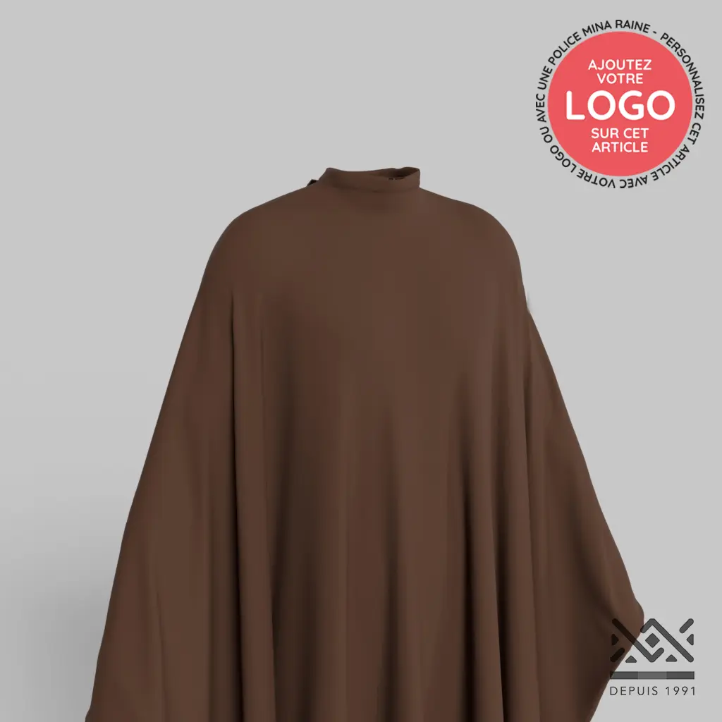 [LO_C117STV] Cape Chocolat Personnalisée (Standard, Velcro®)