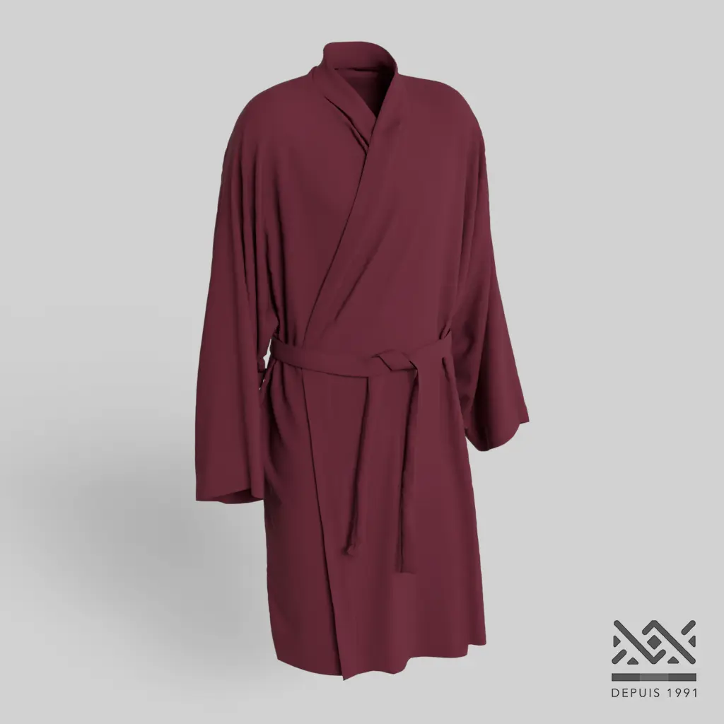 [K114STB] Kimono Bordeaux (Standard)