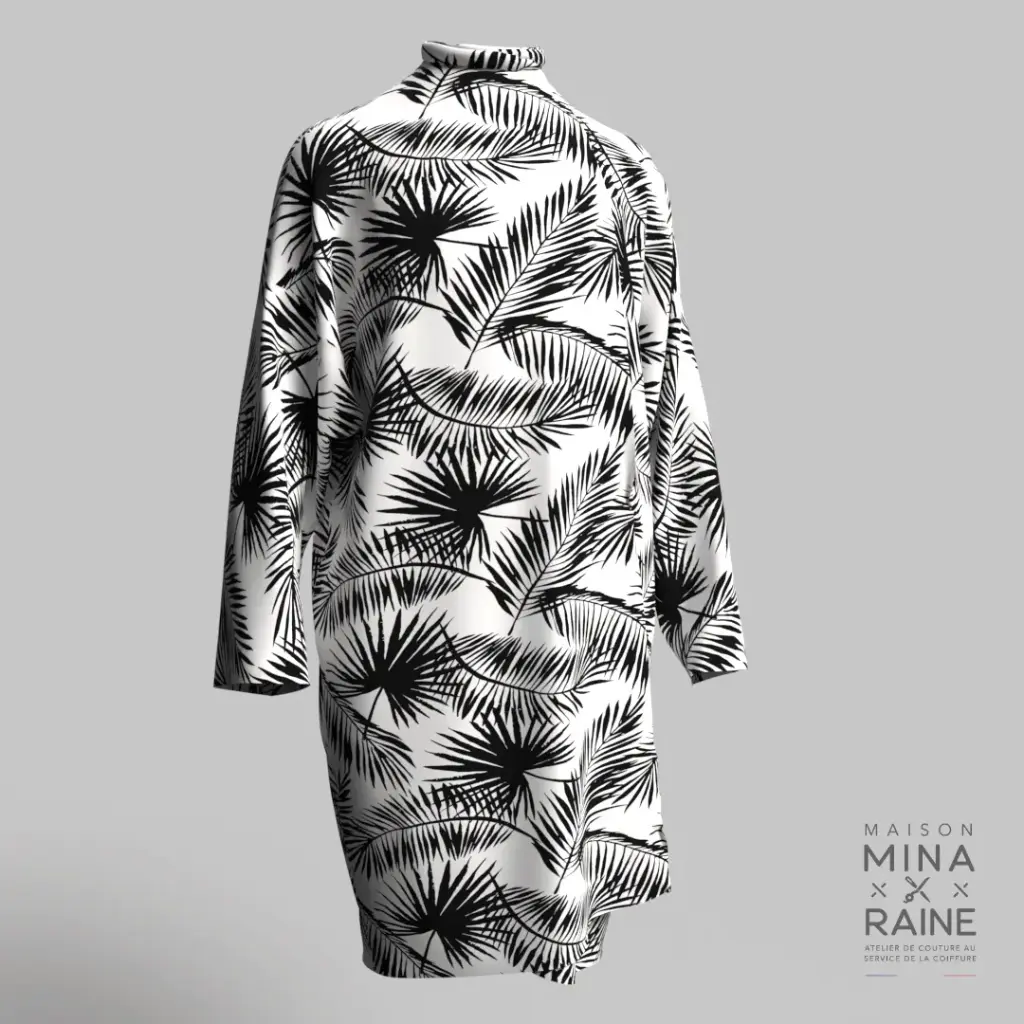 Peignoir Palms Noir