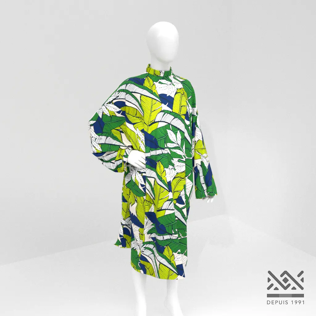 [P587STV] Peignoir Acapulco (Velcro®)