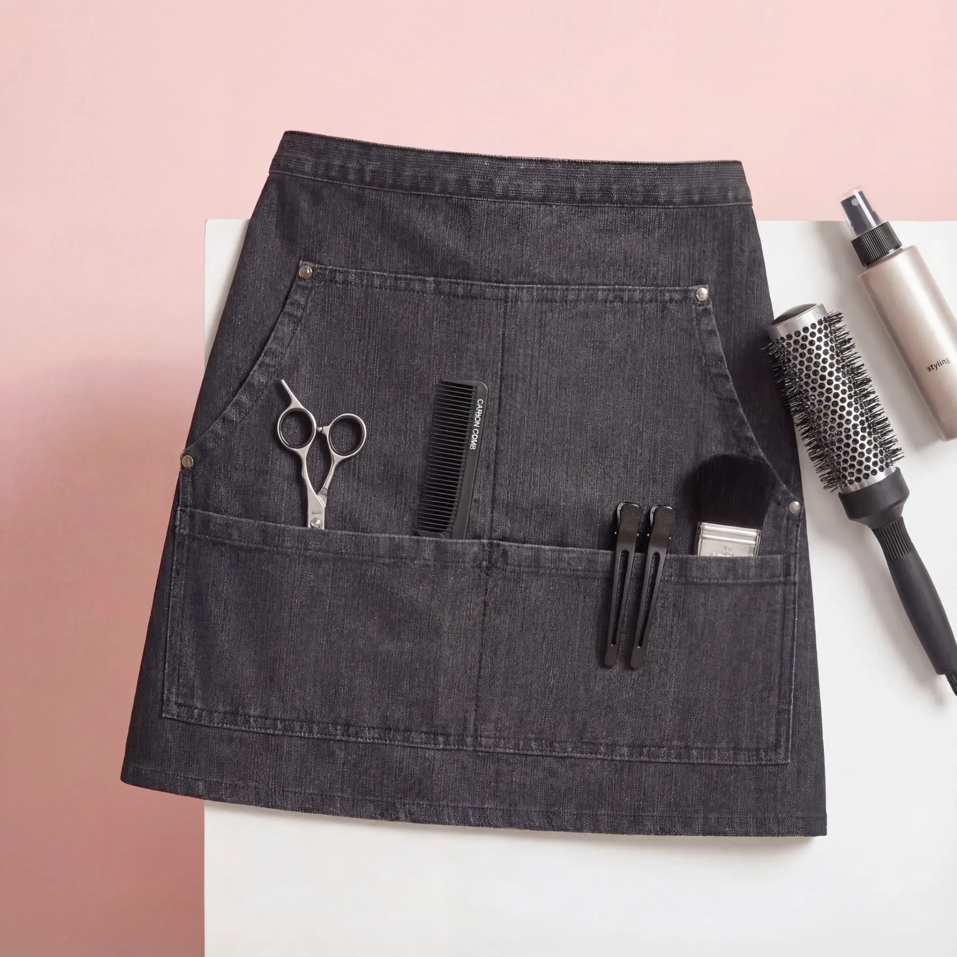[PR125INDI] Tablier Court denim (Denim Indigo)