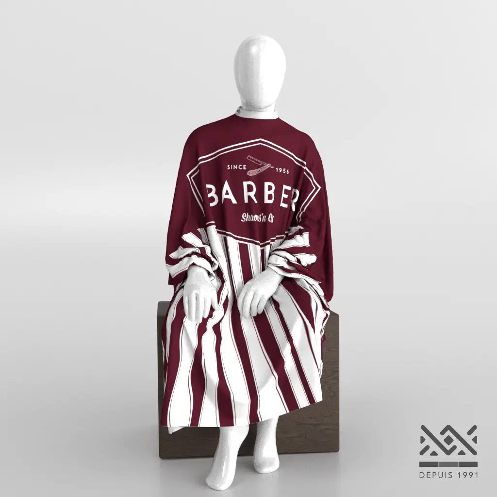 [C516XLV] Cape Barber Vintage Bordeaux (Velcro®)