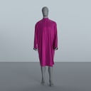 Peignoir Froissé Irisé Fuchsia