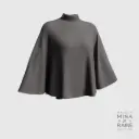 Cape de coiffage unie Grise